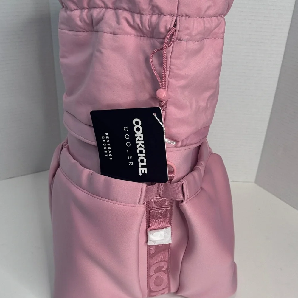 Corkcicle Beverage Bucket Cooler- Pink-New With Tags